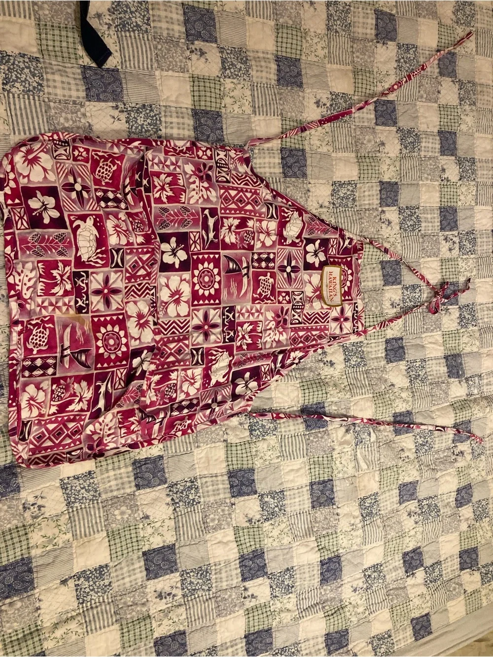 Floral Patchwork Kitchen Apron